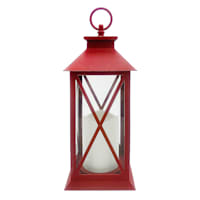 Red LED Lantern, 12"