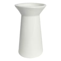 Ty Pennington White Ceramic Vase, 6"
