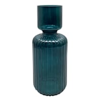 Tracey Boyd Blue Glass Vase, 11"