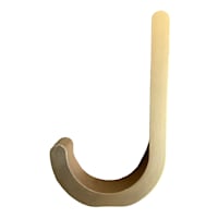 4" Gold Monogram Letter, J