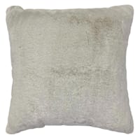 Ivory Luxury Throw Pillow, 18"
