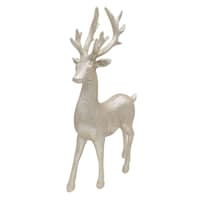 Pink Metallic Standing Reindeer, 14"