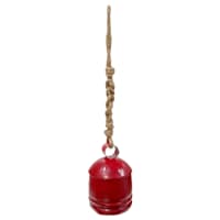 Homespun Holiday Red Talla Bell Ornament, 16.5"