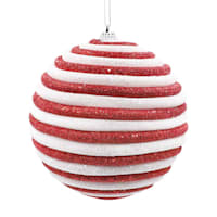 The Elf on the Shelf® Red & White Felt Ball Ornament, 4.8"