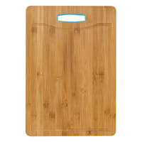 Bamboo Cutting Board with Silicone Handle, 11x8