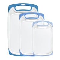 3-Piece Cutting Board Set, Azure Blue