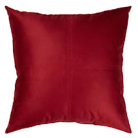 Red Lash Throw Pillow 24