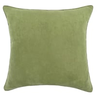 Turtle Green Torrey Faux Suede Throw Pillow, 18"