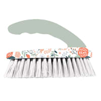 Floral Scrub Brush