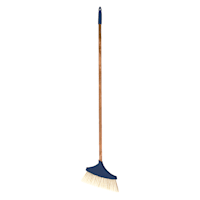 Distressed Bamboo Angle Broom