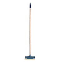 Distressed Bamboo Push Broom