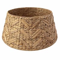 Homespun Holiday Water Hyacinth Tree Collar, 25"