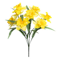 Yellow Daffodil Floral Bush, 18"