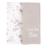Providence Set of 2 Love Mom Kitchen Towels