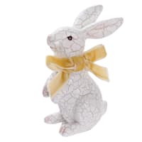 Honeybloom Standing Crackled Mini Easter Bunny, 3.5"