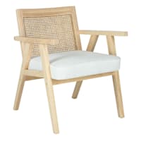 Honeybloom Kanon White Oak Accent Chair