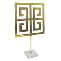 Providence Key Scroll Sculpture Table Decor, 19"