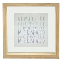 Tiny Dreamers Always Be Yourself Glass Framed Sign, 8"