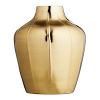 Providence Gold Metal Vase, 12"