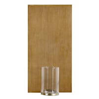 Honeybloom Wooden Wall Sconce, 16"