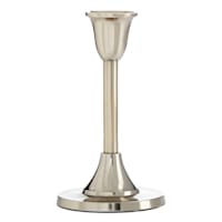 Gold Taper Candle Holder, 6"
