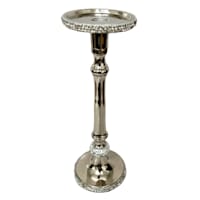 Silver Embellished Candle Holder, 12"
