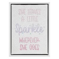 Tiny Dreamers Sparkle Framed Canvas, 6x8