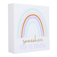 Tiny Dreamers Over The Rainbow Block, 8"