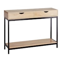 Honeybloom Burnaby Wood & Metal Console Table