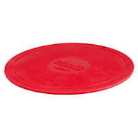 Lodge Deluxe Red Silicone Round Trivet, 7.25"