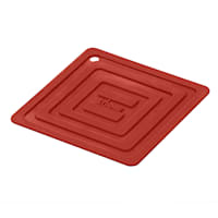 Lodge Red Silicone Square Pot Holder, 6"