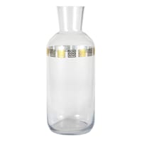 Providence Clear Greek Key Vase, Large