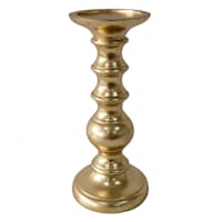 Gold Stacked Orb Candle Holder, Medium
