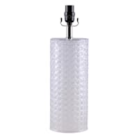 Grace Mitchell Clear Glass Table Lamp Base, 18"