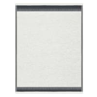 (D587) Found & Fable Arya Black & White Washable Area Rug, 8x10
