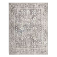 Ronin Ivory Tufted Non-Slip Area Rug, 3x5, Neutral, Sold by at Home