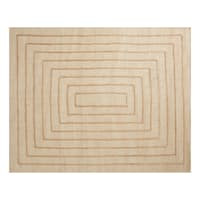 (B852) Tracey Boyd Arlo Natural Jute Area Rug, 8x10