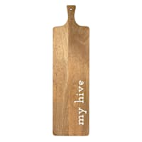 Honeybloom My Hive Wooden Serving Board, 21.5"