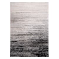 (A488) Avalis Grey & Black Ombre Accent Rug, 3x5