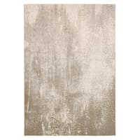(A489) Gresham Gold Abstract Area Rug, 5x7
