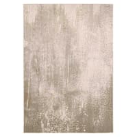 (A489) Gresham Gold Abstract Area Rug, 7x10