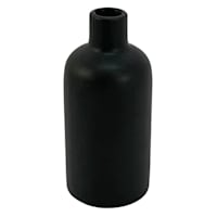 Providence Black Ceramic Vase, Small
