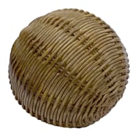 Honeybloom Brown Woven Sphere, 5.3"