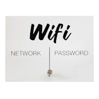 Ty Pennington Wifi Sign, 8x6