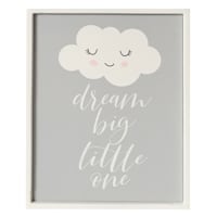 Tiny Dreamers Dream Big Little One Sign, 6x8