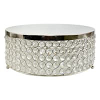 Silver Crystal Wedding Cake Stand