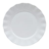 Willow Crossley White Ruffle Dessert Plate