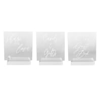 Acrylic Sign Set, 6x6