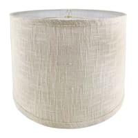 Tracey Boyd Natural Textured Medium Table Lamp Shade, 14x14x10