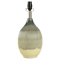 Ty Pennington Blue Ceramic Drip Accent Lamp, 16"